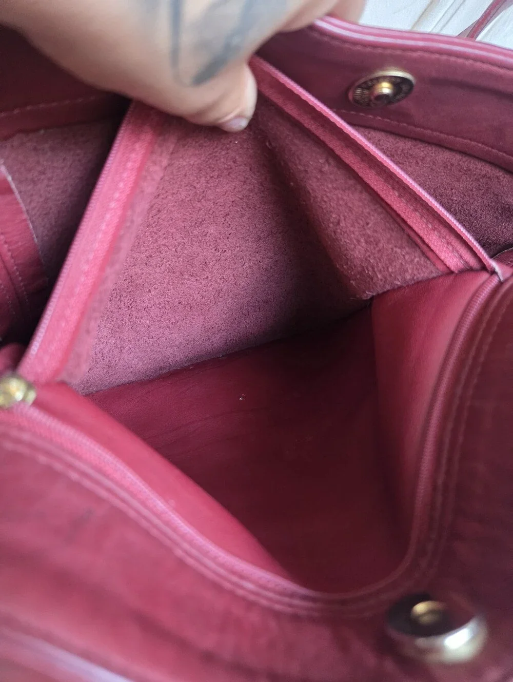 Vintage Coach Red Soho Tote XL Duffle 4082🔥❤️